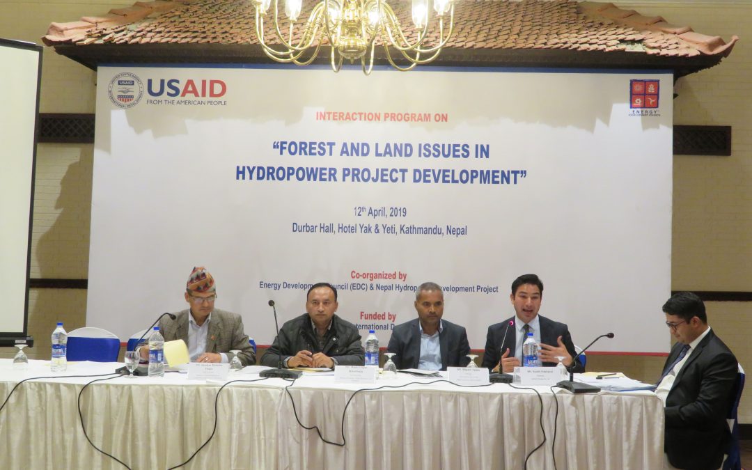 Forest and Land Issues for Hydropower Development